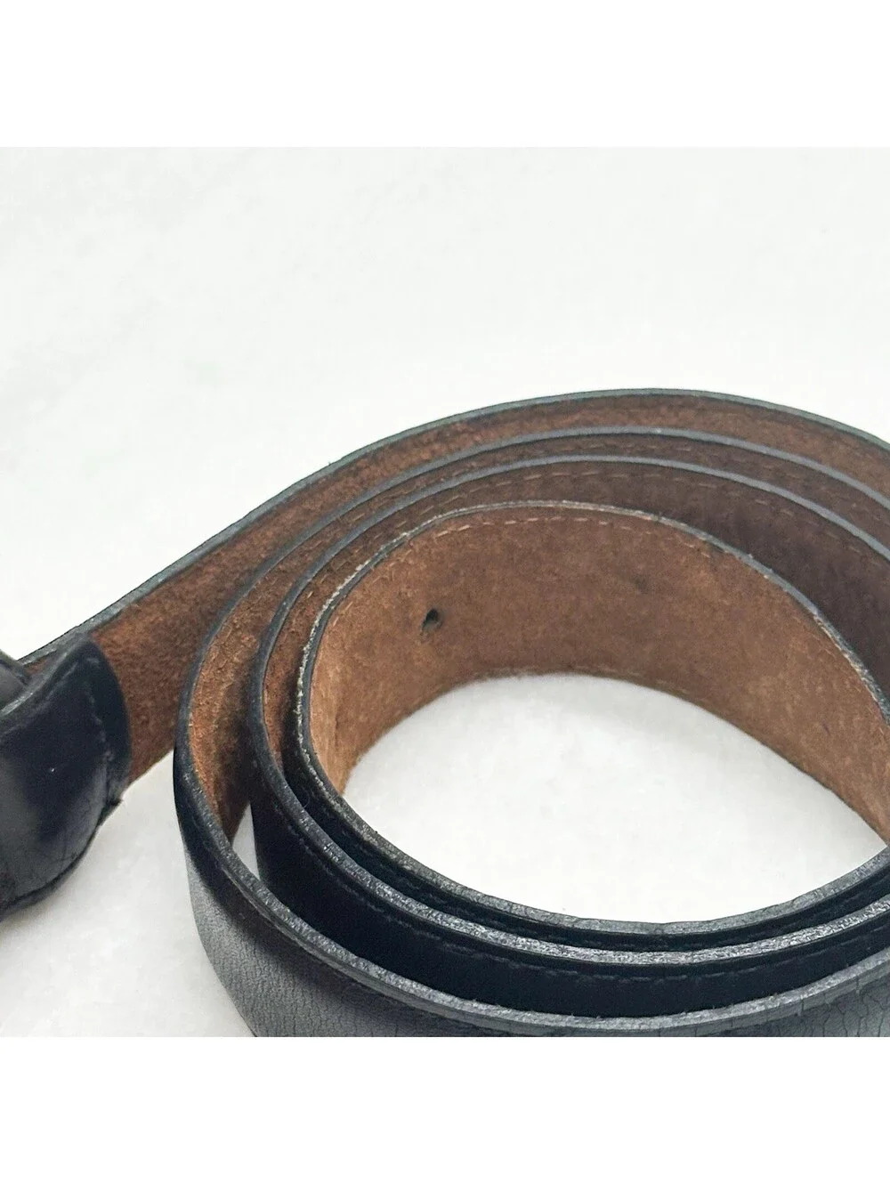 Classic Black Dress Belt Genuine Leather Made In USA Men’s Size 36